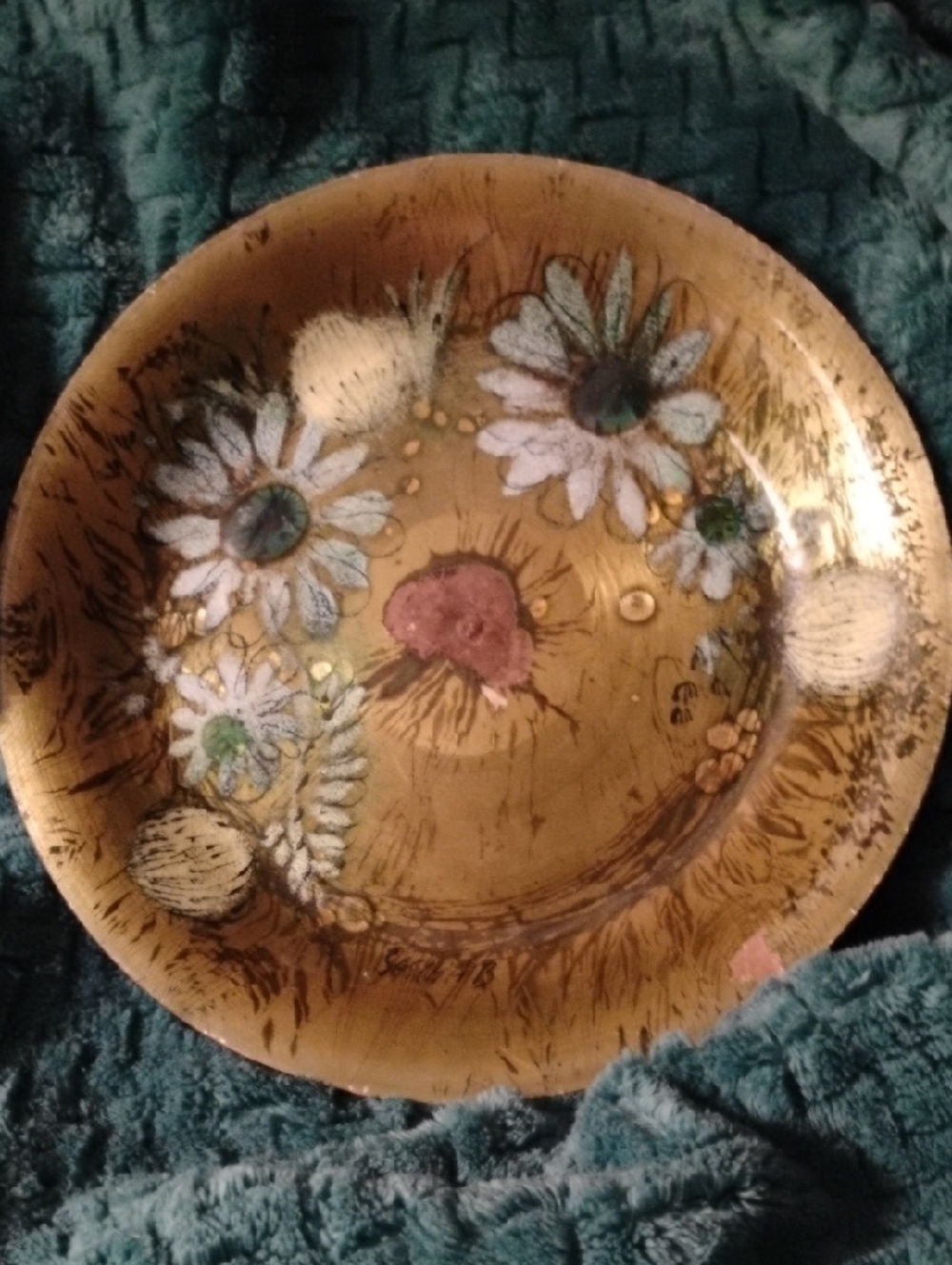 Sascha Brastoff Copper On Enamel As Is